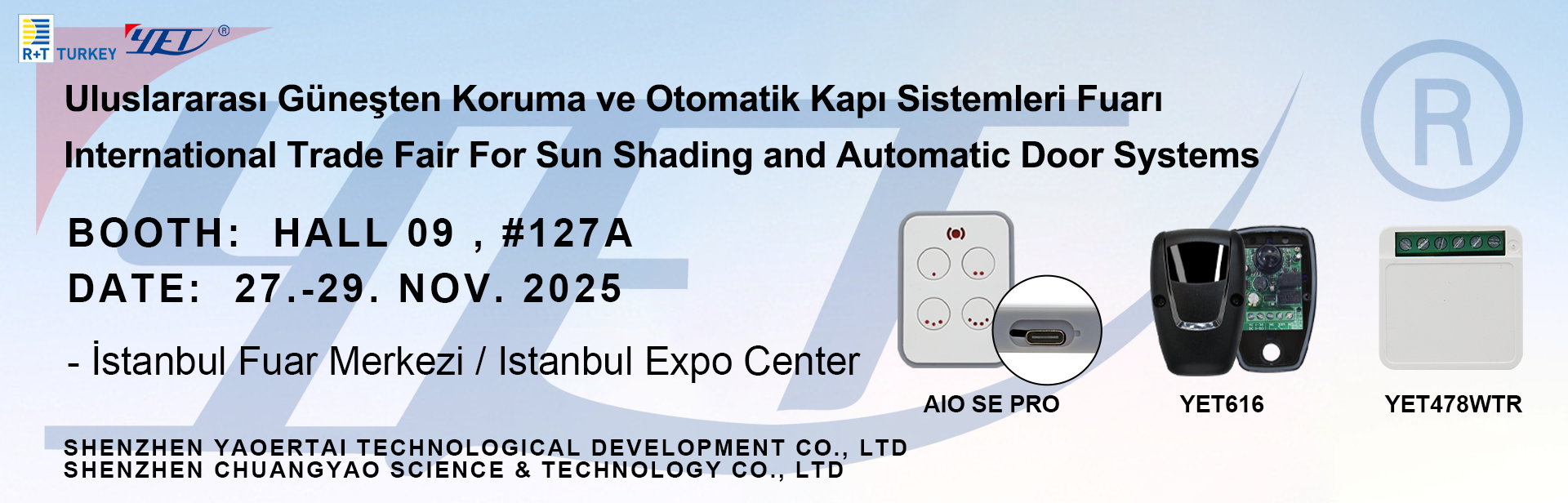 R+T Turkey exhibition